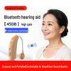 Перезаряжаемый Bluetooth-слуховой аппарат за ухо для умеренной и тяжелой потери слуха, с функцией невидимого шумоподавления для пожилых людей.
