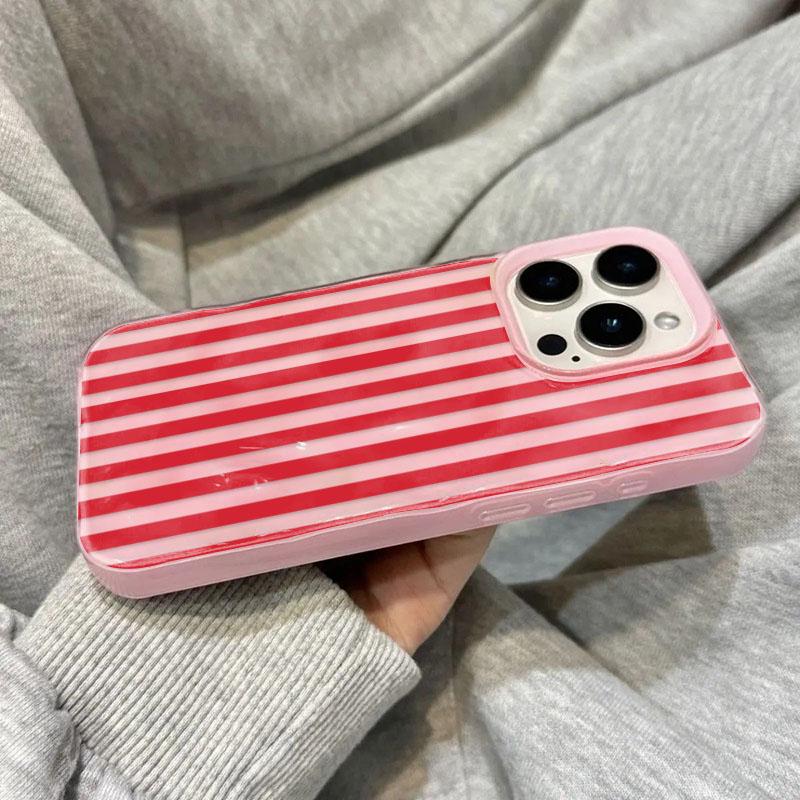 Чехол для iPhone 16 15 14 13 12 11 17 Pro Max Белый в полоску Синий Текстура складок Чехол для телефона Чехол для телефона для iPhone 16 Plus Funda