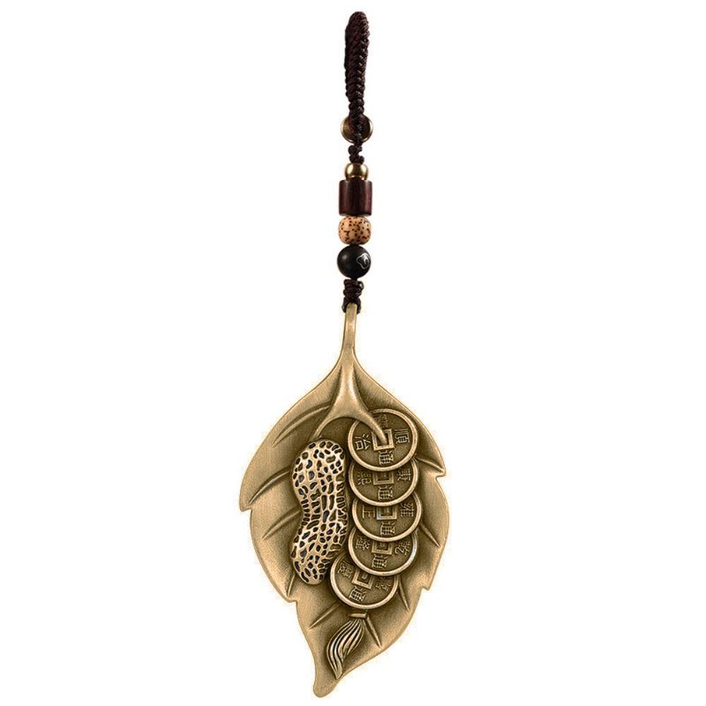 Women Gourd Turtle Fish Good Luck Brass Key Holder Bag Ornaments Car Keys Ring Wind Bells Keychain