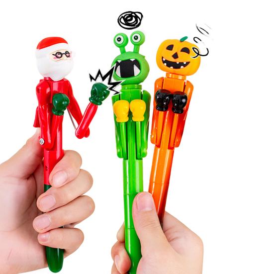 Ручка для бокса Yousheng Fun с подвижной рукой 0,5 мм синие чернила шариковая ручка мультяшный антистресс пишущий инструмент новинка подарок