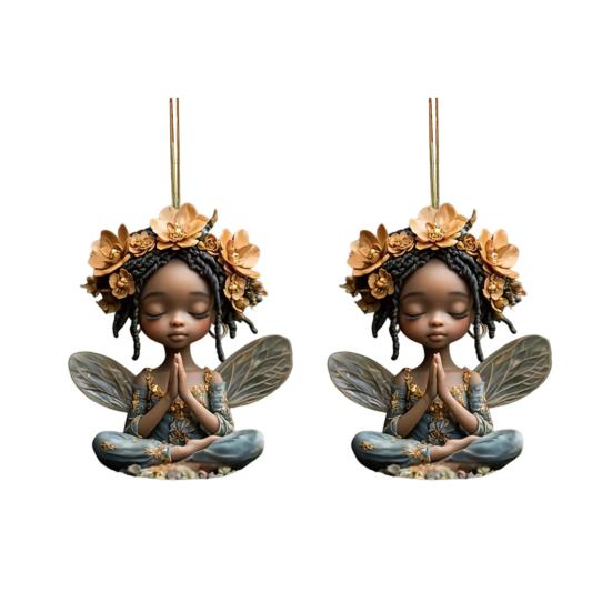 2D Акриловое украшение Иисус Христос Подвесной декор на зеркало заднего вида автомобиля Религиозный подарок для христиан Ретро Аксессуары для веры