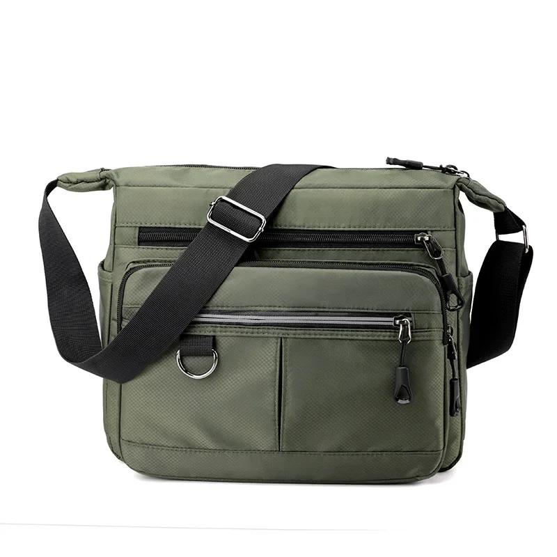 New Shoulder Men's Bag Waterproof Oxford Luxury Design Crossbody Handbag Large Capacity Messenger Bags for Men
