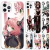 Чехол для телефона Anya из аниме Семья шпионов для iPhone 16 15 14 13 12 Mini 11 Pro Max 16E X XS XR 7 Plus 8 SE 2020 Мягкий чехол с принтом