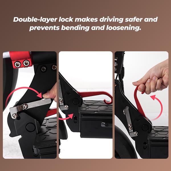 Электросамокат iScooter iX5S 11" Шины 1000 Вт Мотор 48 В 15 Ач Литиевая батарея Макс. скорость 45 км/ч Макс. запас хода 60 км