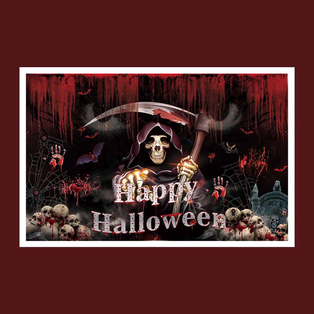 5/3/1Pcs Halloween Horror Atmosphere Vampire Banner Halloween Party Background Horror Theme Banner Photo Photography Props