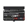 Wurth 34-Piece 1/4-inch Multifunction Socket Wrench Set