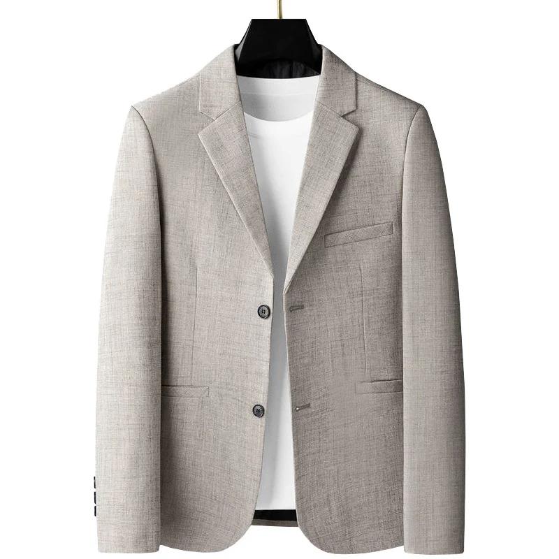 Men Blazers Jacket Solid Color Blazer for Male Casual Office Clothes Mans In Suits & Blazers