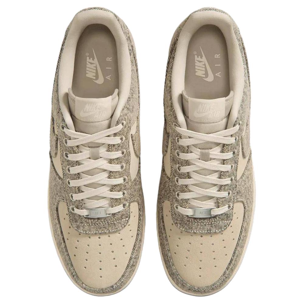 Nike Кроссовки унисекс Air Force 1 Low 07 LV8 Деним Хаки Пустыня Бежевый Светло-хаки Металлик-серебристый IR0951-201