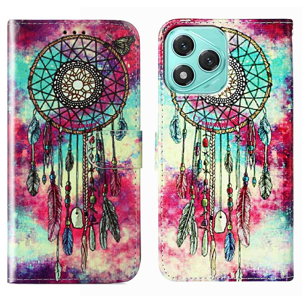 Для Honor 400 Lite 5G Чехол-подставка Мраморный расписной Фолио Флип Кожаный кошелек Чехол для телефона