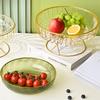 Блюдо для сухофруктов Сервировочная миска Поднос для закусок Тарелка для домашней вечеринки Поднос для сервировки Декор Креативный журнальный столик для гостиной Поднос для закусок