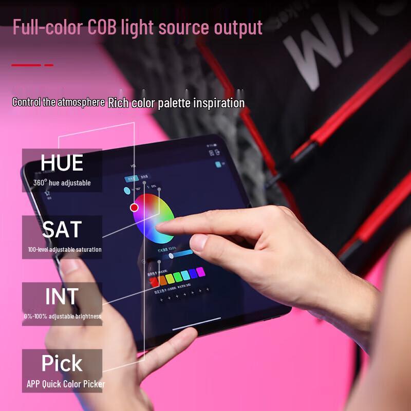 GVM PRO 400W Bi-color LED Video Light