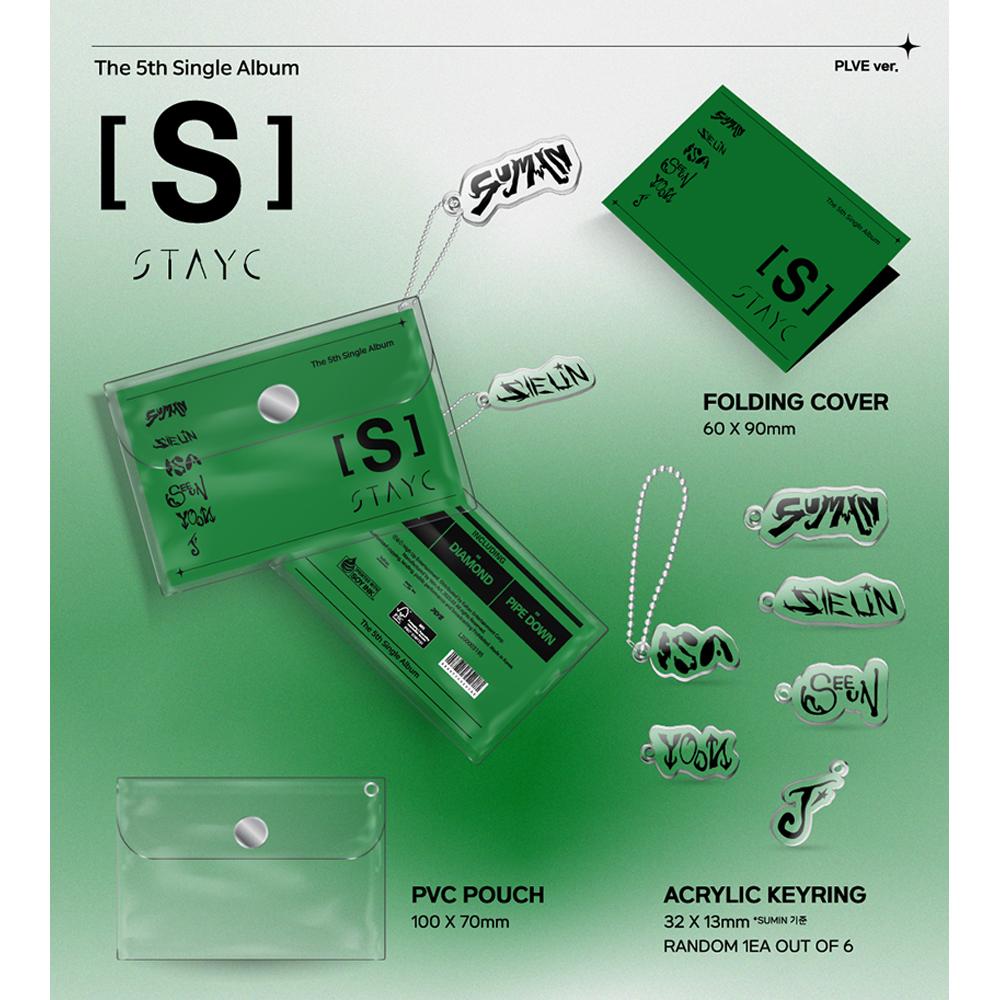 STAYC 5-й сингл : S (ПЛВЭ Вер.) Вкл.. KPOP MERCH POB