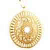 Les Trésors De Lily [L4356] - Gold Plated 'Carmen' Pendant (mandala) - 30 Mm