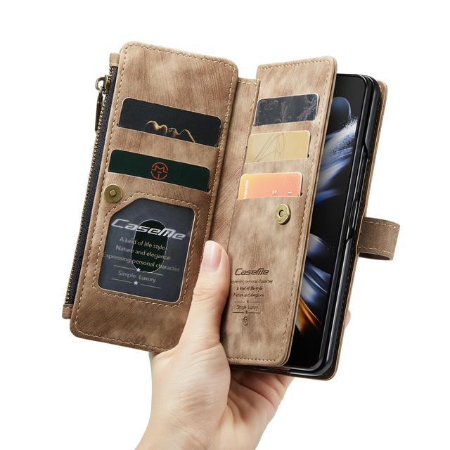 Shockproof Full Body Protective Wallet Bag Case For Samsung Galayx Z Fold 4 5g Fold4 Fold3 Fold 3 S23 Ultra S22 Plus S21 Fe