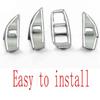 Carbon Fiber ABS Window Lift Panel Switch Cover Trim For Cadillac CT5 -