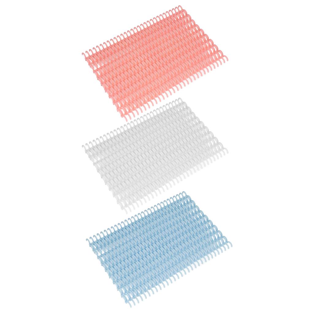 10 шт. переплетных корешка 30 отверстий диаметром 12 мм, режущиеся пластиковые проволочные переплетные корешки для школы