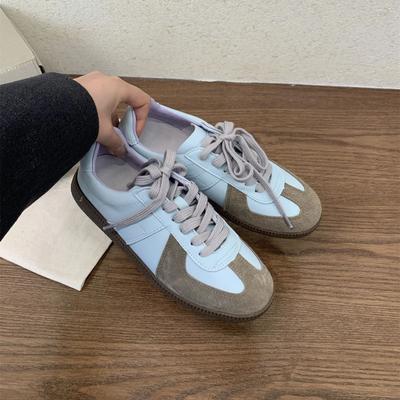 Горячие продажи Плоские кроссовки для женщин На шнуровке Круглый носок Уличные Беговые кроссовки Женские Повседневные Удобные Женские Спортивные Туфли 2024 Новинка