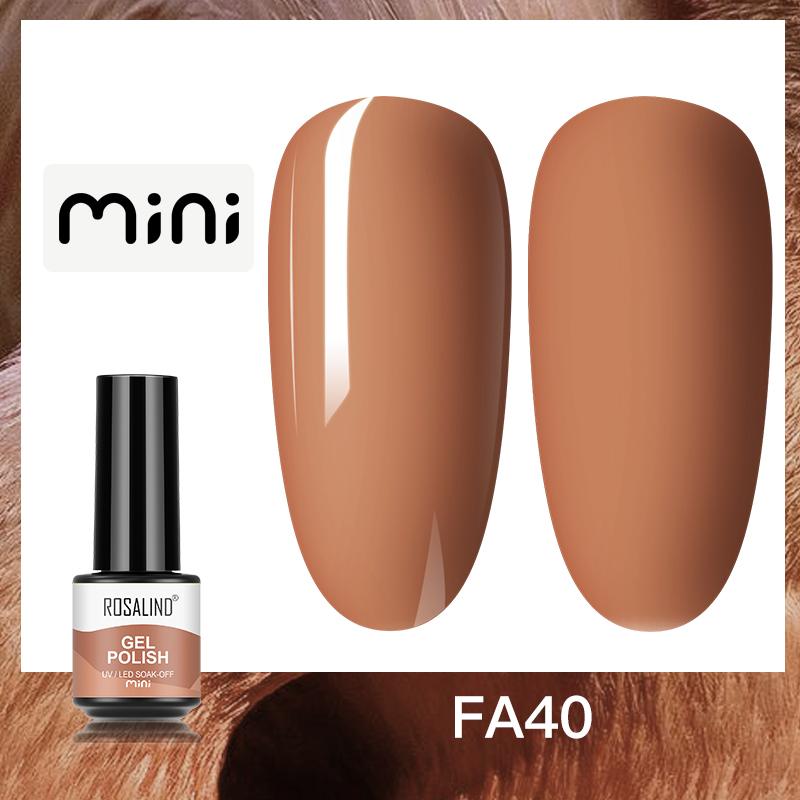 ROSALIND Красочный УФ-гель для ногтей, блестящий алмазный блестящий лак, гель-лак, замачиваемый УФ-коричневый гель для ногтей