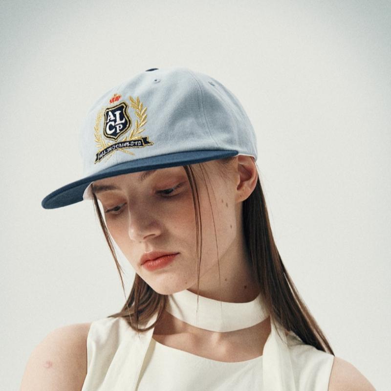 Allincomplete High School Cap Navy   Sky Blue