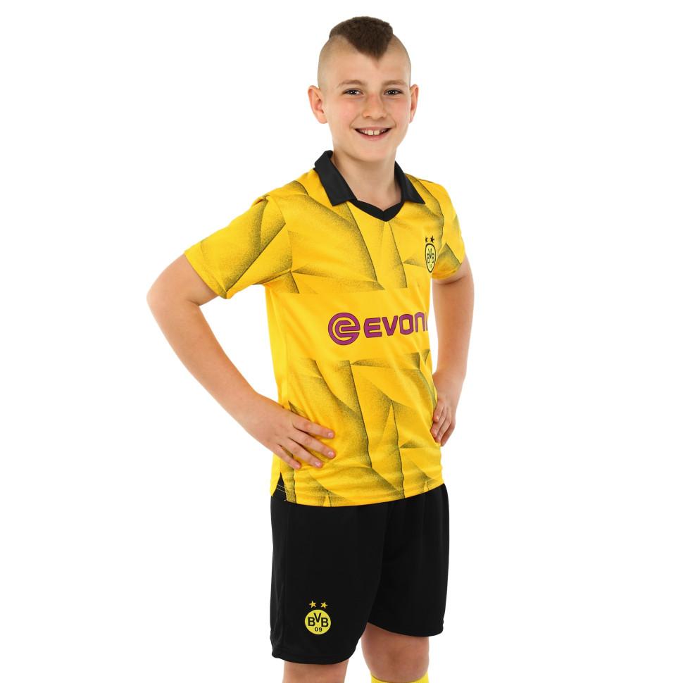 Kid's soccer football uniform jersey and shorts  Borussia Dortmund CO-6358