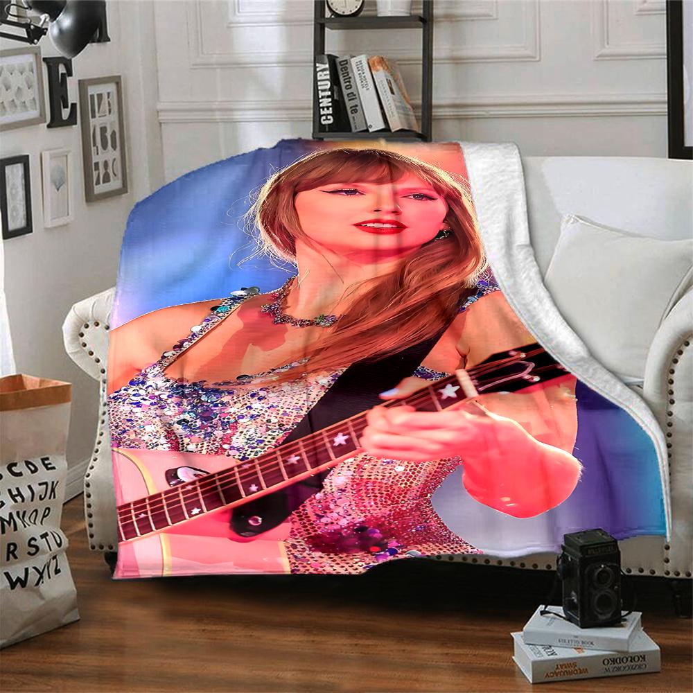 Taylor Swift Performance Blanket Soft Throw Blanket For Home Bedroom Bed Sofa Travel Office Solid Christmas Blanket