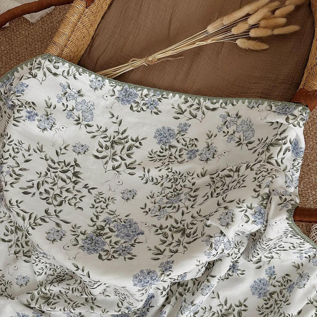 Летнее детское бамбуковое 4-слойное прохладное одеяло: Плед из ледяного шелка для новорожденных для сна и кондиционирования воздуха.