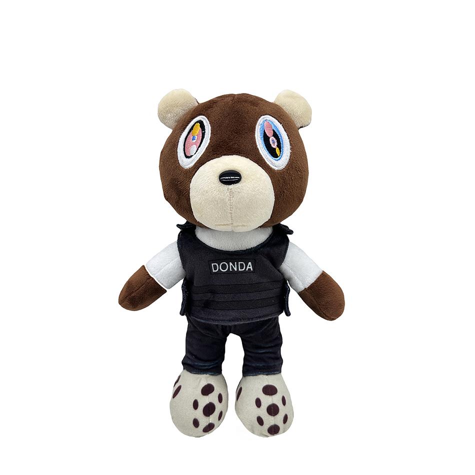 Kawaii Kanye Dropout Bear, плюшевый мишка, плюшевые игрушки Kanye West, выпускной, мягкие, домашний декор, куклы для детей, подарок на день рождения