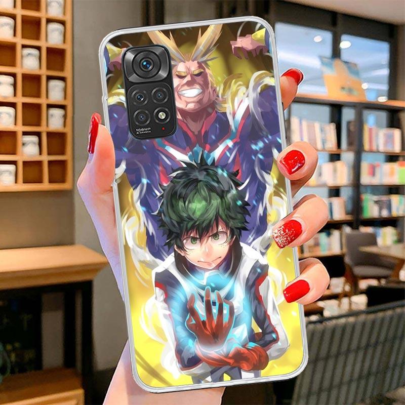 Чехол для телефона My Hero Izuku Deku для Xiaomi Redmi Note 15 14 13 12 11 10 Pro Plus 14S 12S 11S 11T 11E 10S Мягкий чехол-бампер R
