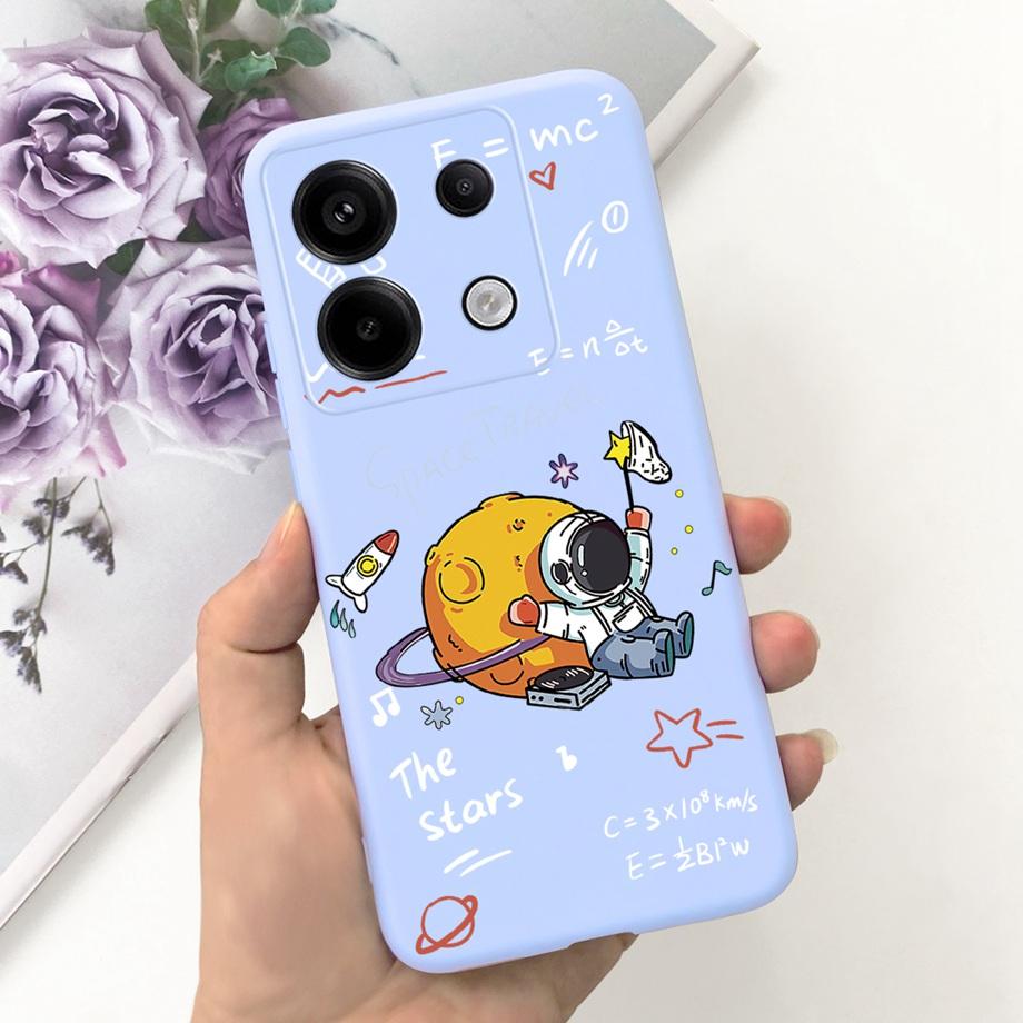 Чехол для телефона Xiaomi Redmi Note 13 Pro 5G с принтом "Корова" и клетчатым узором, из мягкого жидкого силикона, Funda для Redmi Note 13 4G Pro+ Plus