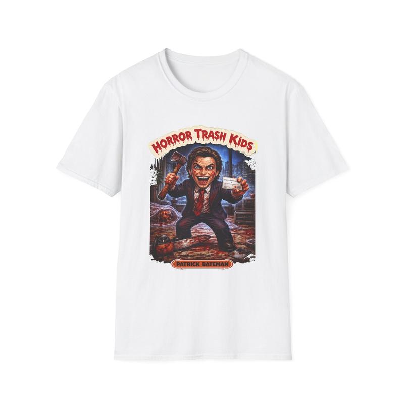 Horror Trash American Psycho Unisex T-Shirt| Retro Slasher Movie Tee Graphic Tee