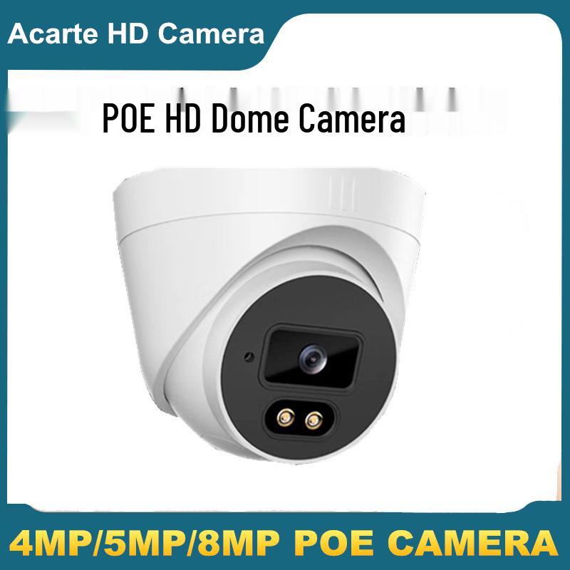 High-Definition 5MP POE Indoor Dome Surveillance Camera with Infrared Night Vision
