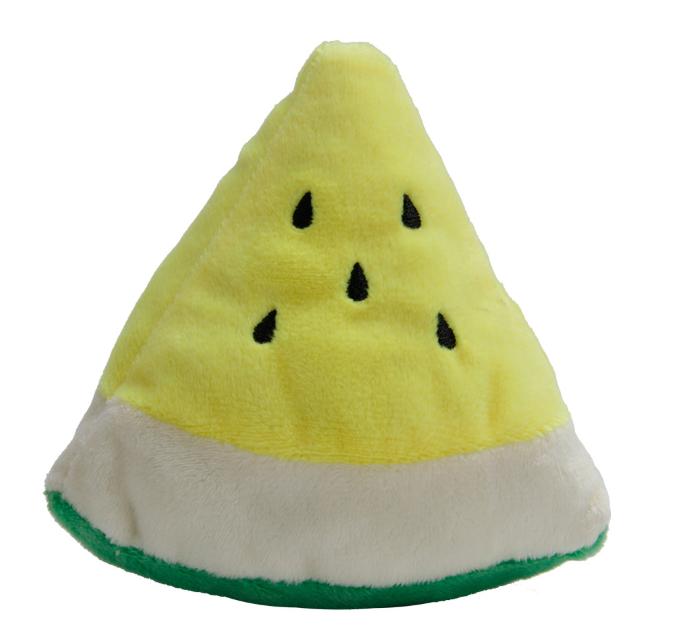 Custom Eco-Friendly Cartoon Dog Chew Toys Mini Various Fruits Pet Plush Squeak Toys for Chewer