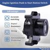 Black Car Engine Switch Ignition Push Button Fit for Jeep Cherokee 2014-2023 1VB70DX9AC/6CK47DX9AC