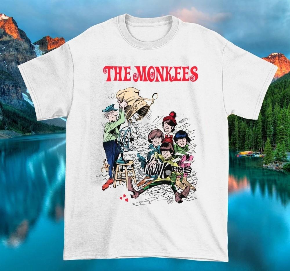 New Hot The Monkees Band Christmas Party White Gift Xmas S to 5XL Shirt TU470 Unisex T-Shirt