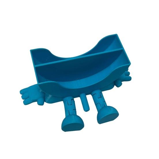 Забавный держатель для губок с дренажем Креативный органайзер для раковины на кухню 3D-печатная улыбающаяся подставка для губок Аксессуар для кухонной раковины