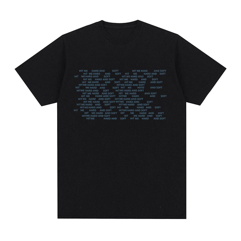 Hit Me Hard and Soft Tour T Shirt Unisex Fashion Hip Hop T Shirts 100 Cotton Loose Short Sleeve Tshirts Fans Gift Tops