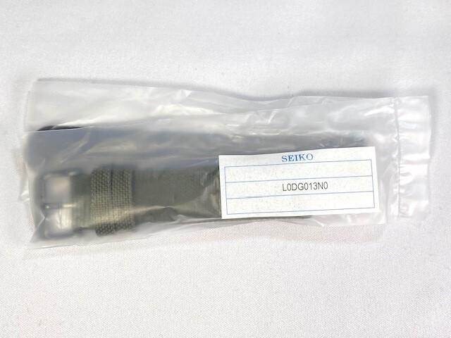 L0DG013N0 SEIKO Prospex 21 мм Ремешок Нейлоновый Кожаный Ремешок Зеленый для via & SBDL033/ V172-0AL0 (Доставка Nekoposu)