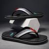 Летние новые мужские модные повседневные пляжные туфли с шлепанцами, нескользящие мужские сандалии для внешнего ношения