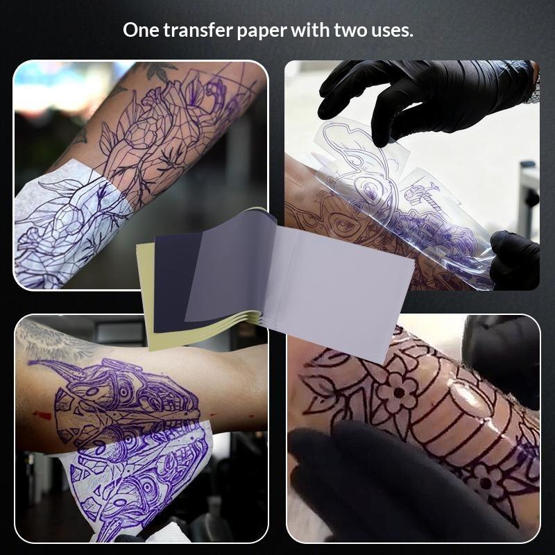 Tattoo Transfer Copy Sheet A4 Size 5/10/15/20/30Pcs Thermal Durable Transfer Film for Tattoo Artists Salon DIY Creation