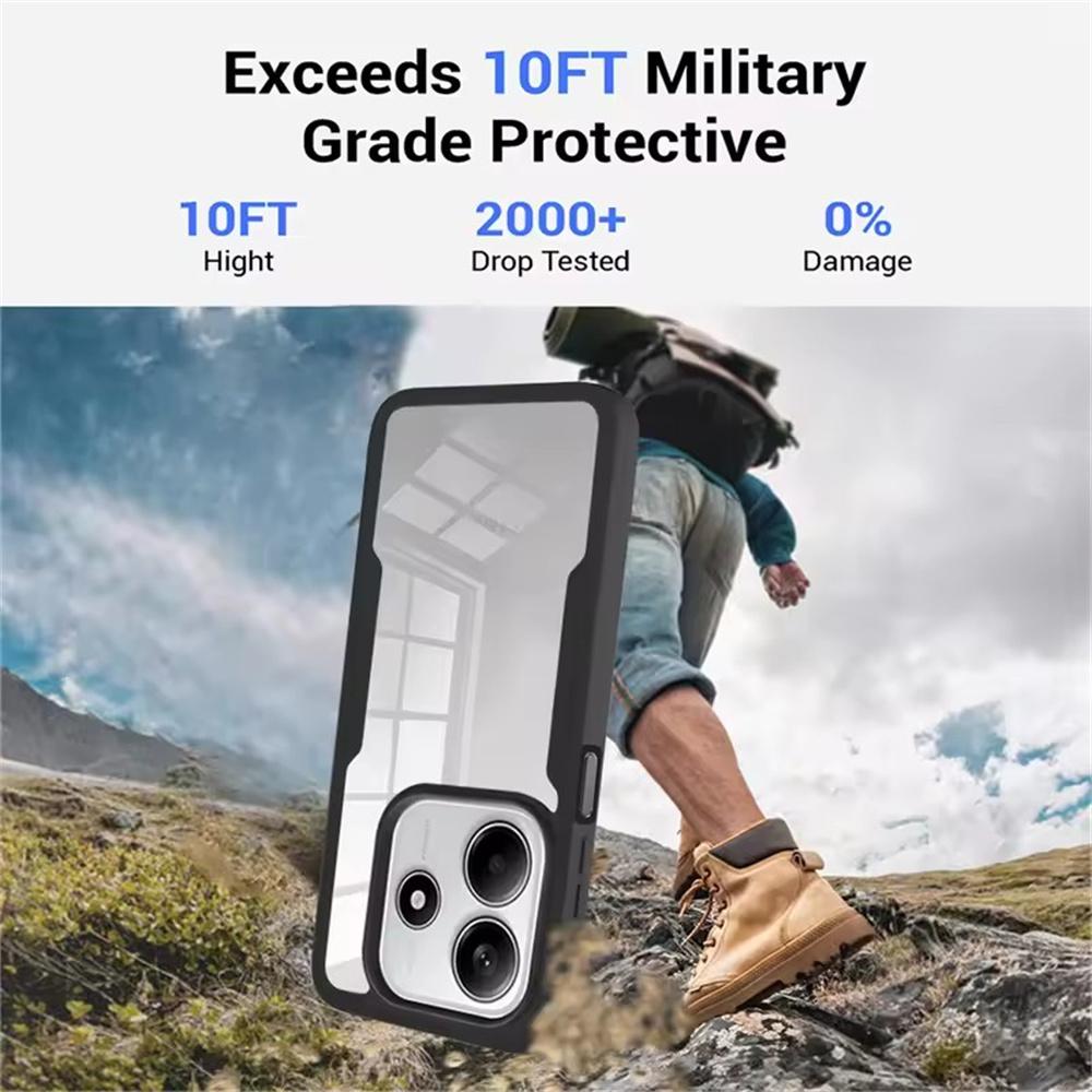 360 Full Cover Case For Xiaomi Redmi Note 14 13 12 11 10 9 Pro Plus For Redmi Note 12S 12C 13C 5G Screen Protection Phone Cover