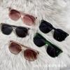 Korean Style Women's Sunglasses, Anti-UV, Gradient Lenses, High-End Round Design, Slimming Effect, Anti-Glare.
