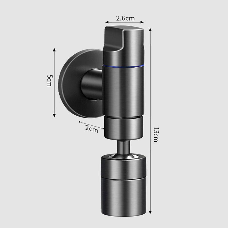 Нержавеющая сталь Встраиваемый одинарный кран для холодной воды Смеситель для швабры для бассейна Ванная комната Кран для уборки Мини Экономия места