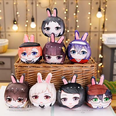 ELBCOS Bungo Stray Dogs Дазай Осаму Накадзима Ацуси Накахара Тюя Эдогава Рампо Кёка Идзуми 10 см/4" Плюшевые куклы Мягкие игрушки