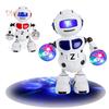 Электронный космический медвежонок, мигающий музыкальный робот, интерактивный детский игрушечный подарок для мальчиков