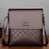Men's High-End Vertical Crossbody Business Bag - Large Capacity Casual Messenger Briefcase