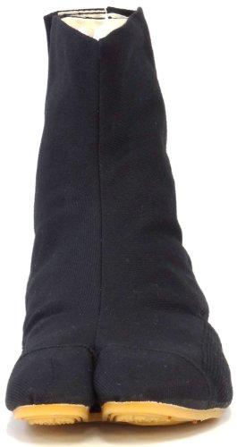 RIKIO Туфли Ninja Tabi с низким верхом и амортизацией! Черный Джикатаби (24,5 см Япония / 7,5 США Женщины / 6,5 США Мужчины)