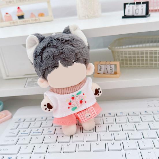 Набор одежды для куклы Футболка и шорты для 17-сантиметровых кукол La Bubu Ручная работа Стильный наряд Одежда для куклы Подарок для коллекционеров кукол