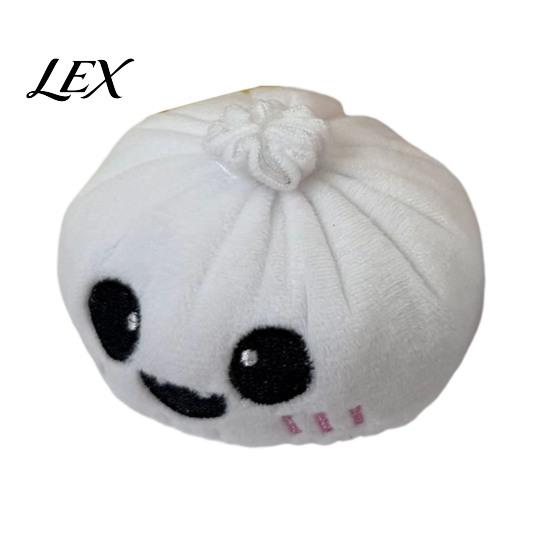Colorful Dumpling Plushie Stuffed Dumplings Keychains, Mini Plush Toys, Kawaii Key Chain Backpack Charms, Decorative Bag Pendant Soft Fidget Keychains
