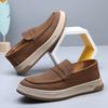 Fashion Handmade Leather Men's Casual Shoes Classics Dress Shoes Moccasins Slip On Loafers Driving Shoes for Men Outdoor Business Flats
