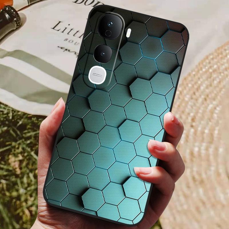 Для Vivo Y400 Pro 5G Чехол Силиконовая Задняя Крышка Чехол для Телефона для Vivo Y400 4G 5G Глобальная Y 400 Pro Чехлы Мягкий бампер coque Ударопрочный